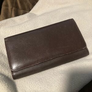 Princess Gardner brand,vintage,genuine leather,Brown Wallet with lots of storage